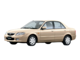 EVA (Эва) коврик для Mazda Familia 8 поколение (BJ) 1998 – 2004 седан, универсал 5дв ПРАВЫЙ РУЛЬ