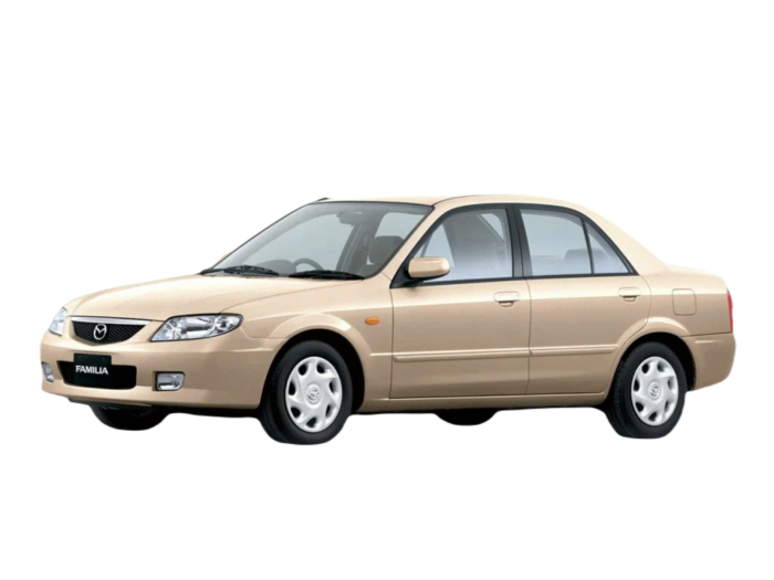 EVA (Эва) коврик для Mazda Familia 8 поколение (BJ) 1998 – 2004 седан, универсал 5дв ПРАВЫЙ РУЛЬ