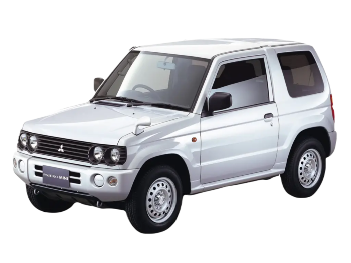 EVA (Эва) коврик для Mitsubishi Pajero Mini 2 поколение 1998-2012 внедорожник 3 двери ПРАВЫЙ РУЛЬ